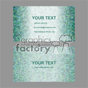 vector business card template set 032