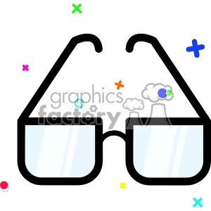 Glasses vector clip art images
