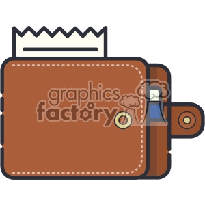 Wallet vector clip art images