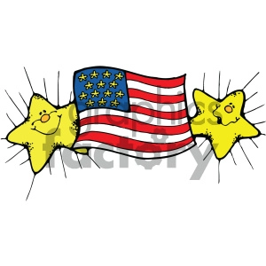 vector art american flag 003 c