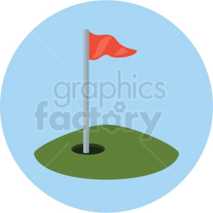 golf course vector clipart