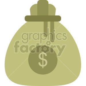money bag vector icon graphic clipart no background