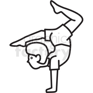person doing yoga icon