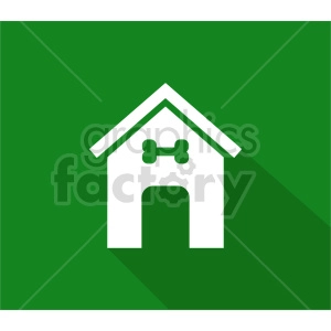 dog house vector icon design