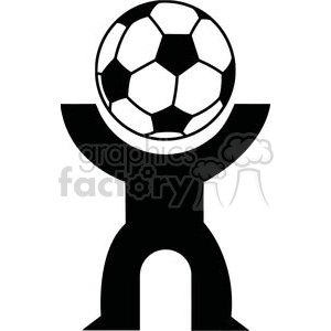 2521-Royalty-Free-Abstract-Silhouette-Soccer-Player-With-Balll
