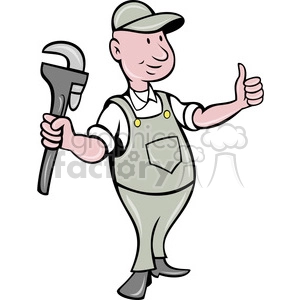 plumber giving thumps up
