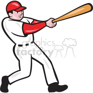 baseball player bat thru side
