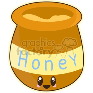 Honeypot cartoon character vector image