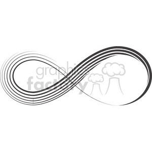 infinity symbol vector pen strokes of life
