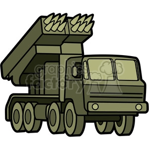 military armored mobile missle launch vehicle