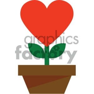 love heart growing naturally icon