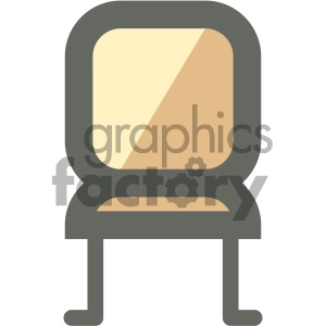 kitchen chair furniture icon