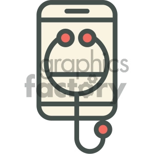 smart device medical vector icon