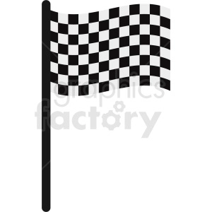 The image shows a checkered flag, which is typically associated with auto racing and is used to signify the end of a race.