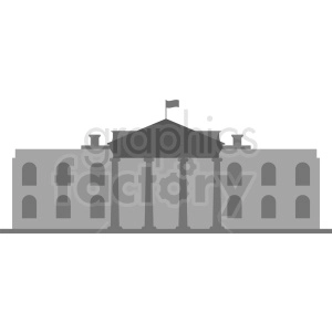 white house vector icon