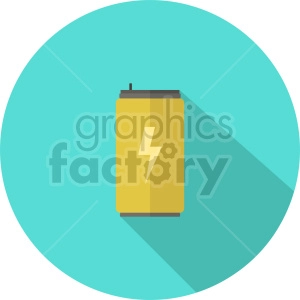 isometric energy drink vector icon clipart 2