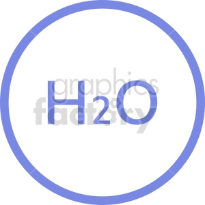 h2o vector clipart