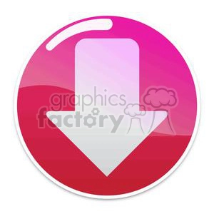 red download button with arrow
