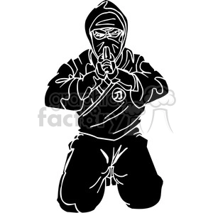 ninja clipart 031