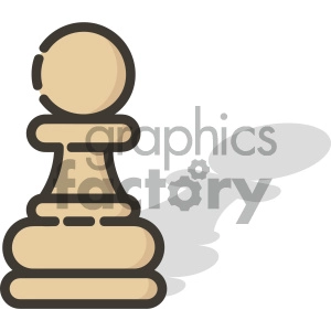Pawn chess piece vector art