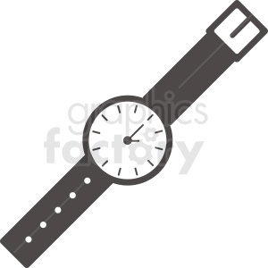 vector wrist watch clipart