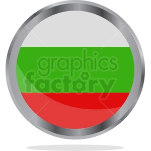 Bulgaria flag icon vector