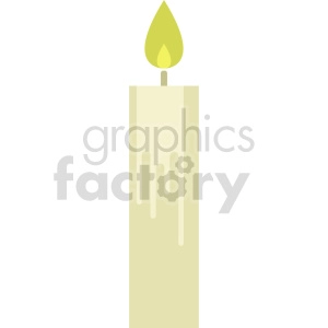 candle vector icon graphic clipart 2