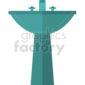 isometric sink vector icon clipart 2