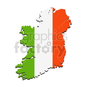 ireland flag vector clipart