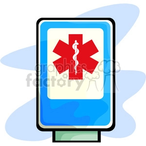ambulance medical sign