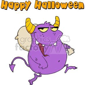 purple monster costume