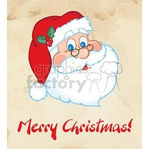 3750-Merry-Christmas-Greeting-With-Santa-Claus