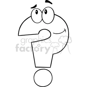 5031-Clipart-Illustration-of-Question-Mark-Cartoon-Character