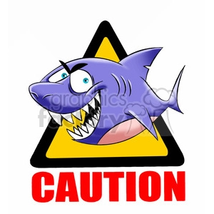 caution sharks in the area