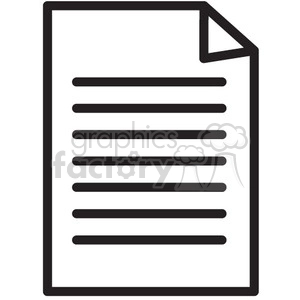 document vector icon