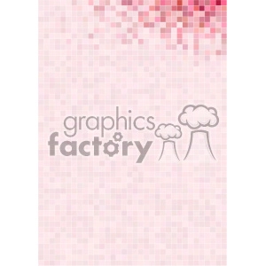 pink pixel pattern vector top right background template