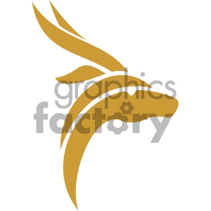 vector gazelle icon
