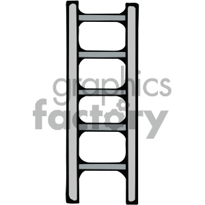 cartoon ladder vector image