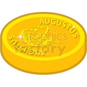 gold coin vector icon game art