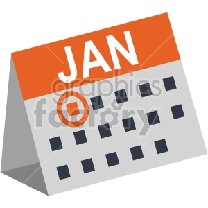 new years jan 1st no background calendar