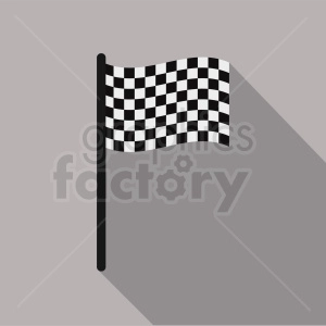 The image shows a checkered flag, which is typically associated with auto racing and is used to indicate the end of a race.
