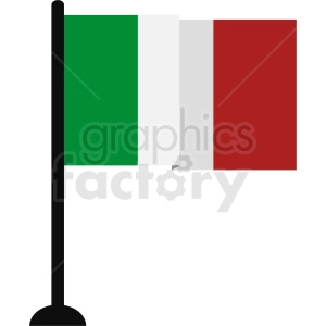 italian flag no background