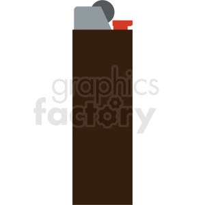 brown vector lighter flat icon