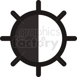 contrast vector icon