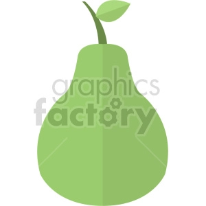 pear vector icon clipart 1
