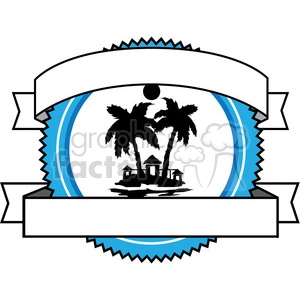 crest logo template 018