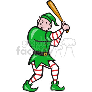 elf batting stance front