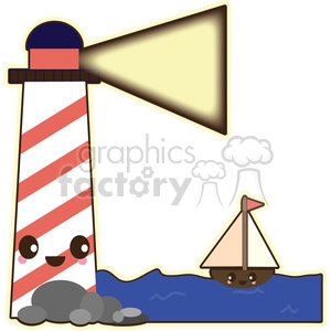 Lighthouse vector clip art image