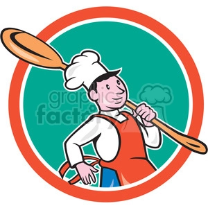 chef cook marching spoon CIRC