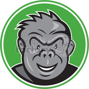 gorilla ANGRY HEAD CIRC